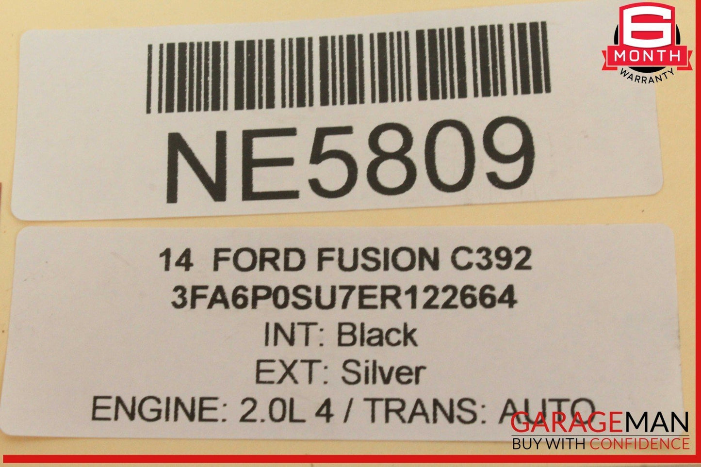 13-20 Ford Fusion Rear Left Driver Side Exterior Door Handle Silver OEM