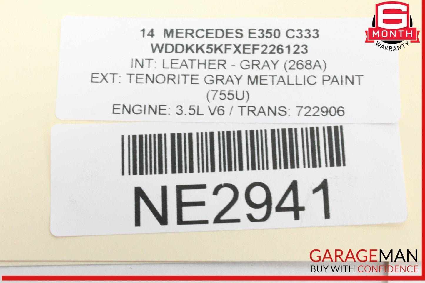 08-17 Mercedes W212 E350 C350 Trunk Lid Latch Lock Actuator 2047500261 OEM