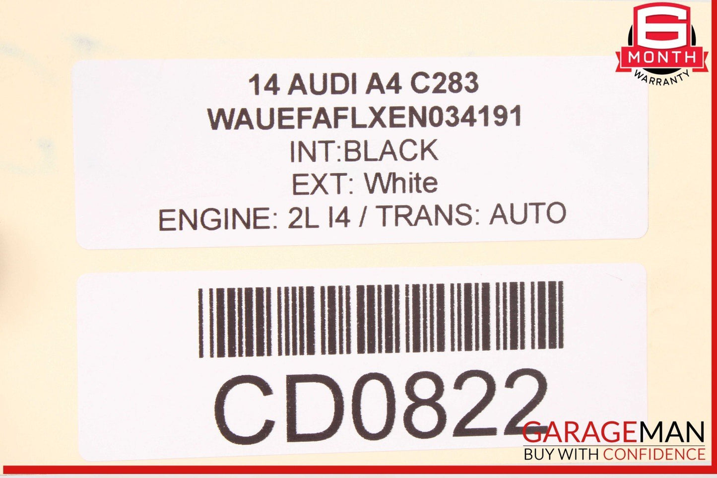 12-17 Audi A4 A5 S5 FWD Front Engine Cradle Crossmember OEM