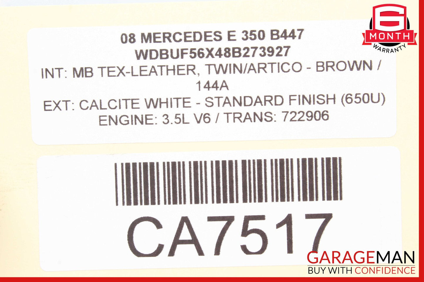 05-12 Mercedes W211 E350 SLK350 SL550 C300 Lower Oil Pan 2720100128 OEM