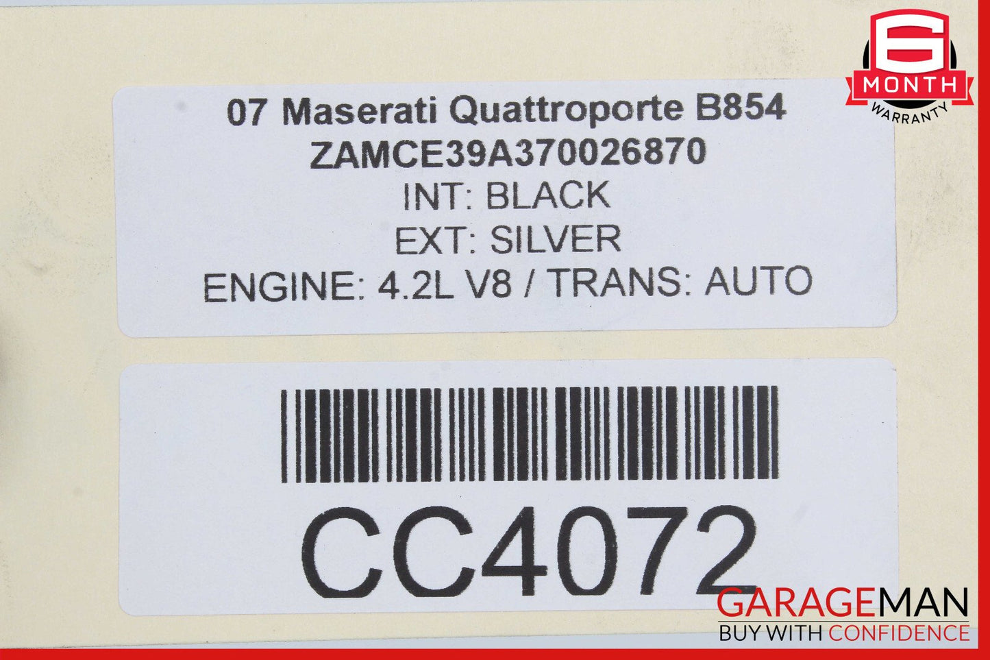 03-08 Maserati Quattroporte M139 Front Bumper Reinforcement Bar w/ Sway Bar OEM
