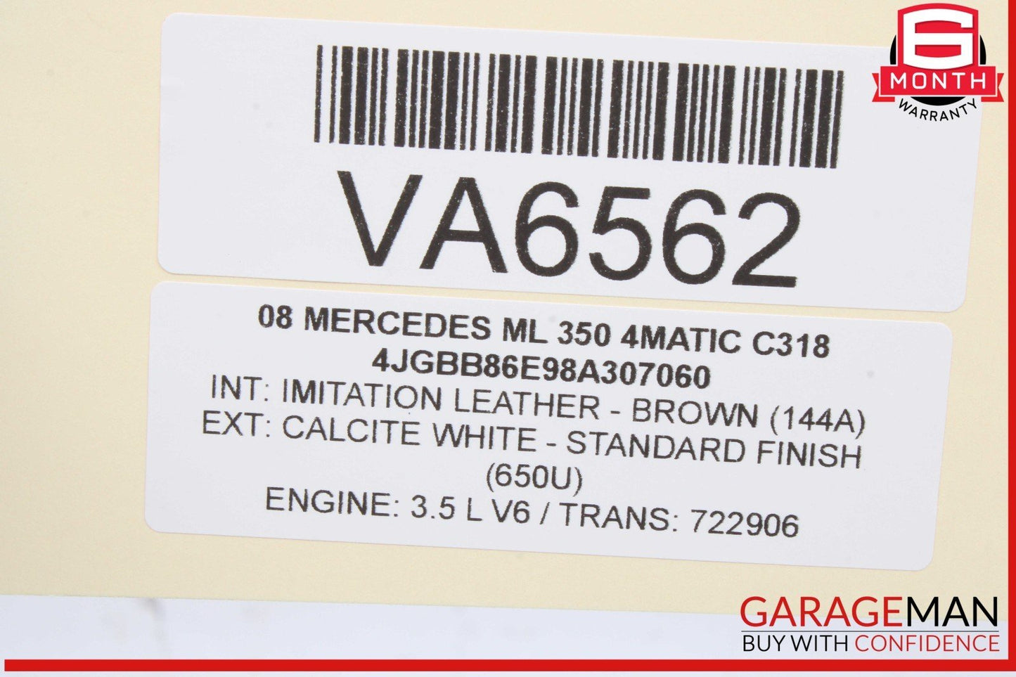 06-12 Mercedes W164 ML350 4MATIC Front Drive Axle Shaft Driveshaft 1644100701