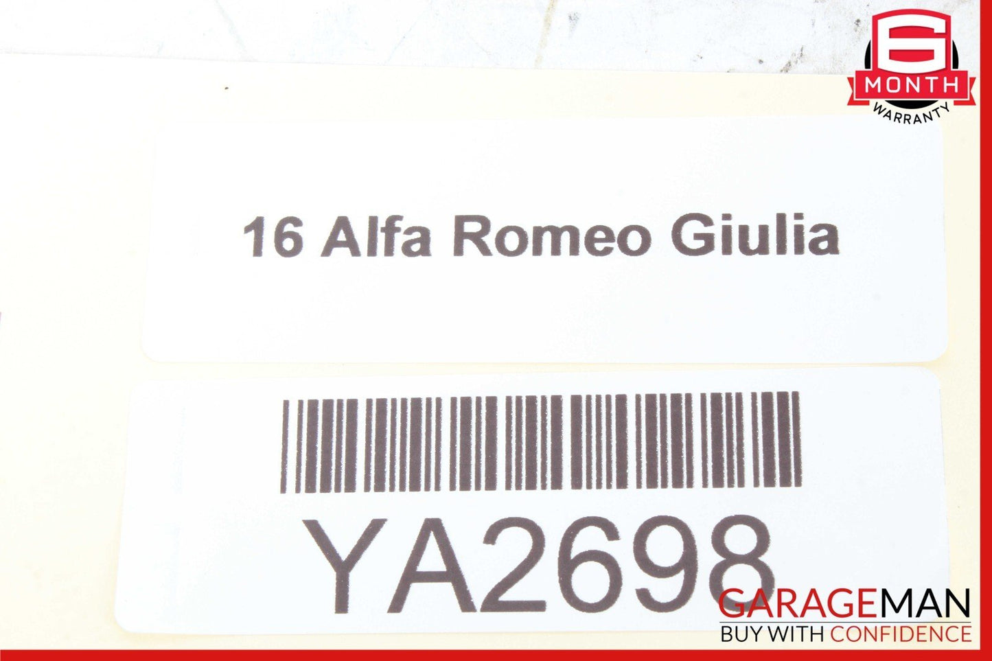 17-22 Alfa Romeo Giulia Rear Center Console Air Vent Grille 1561101470 OEM