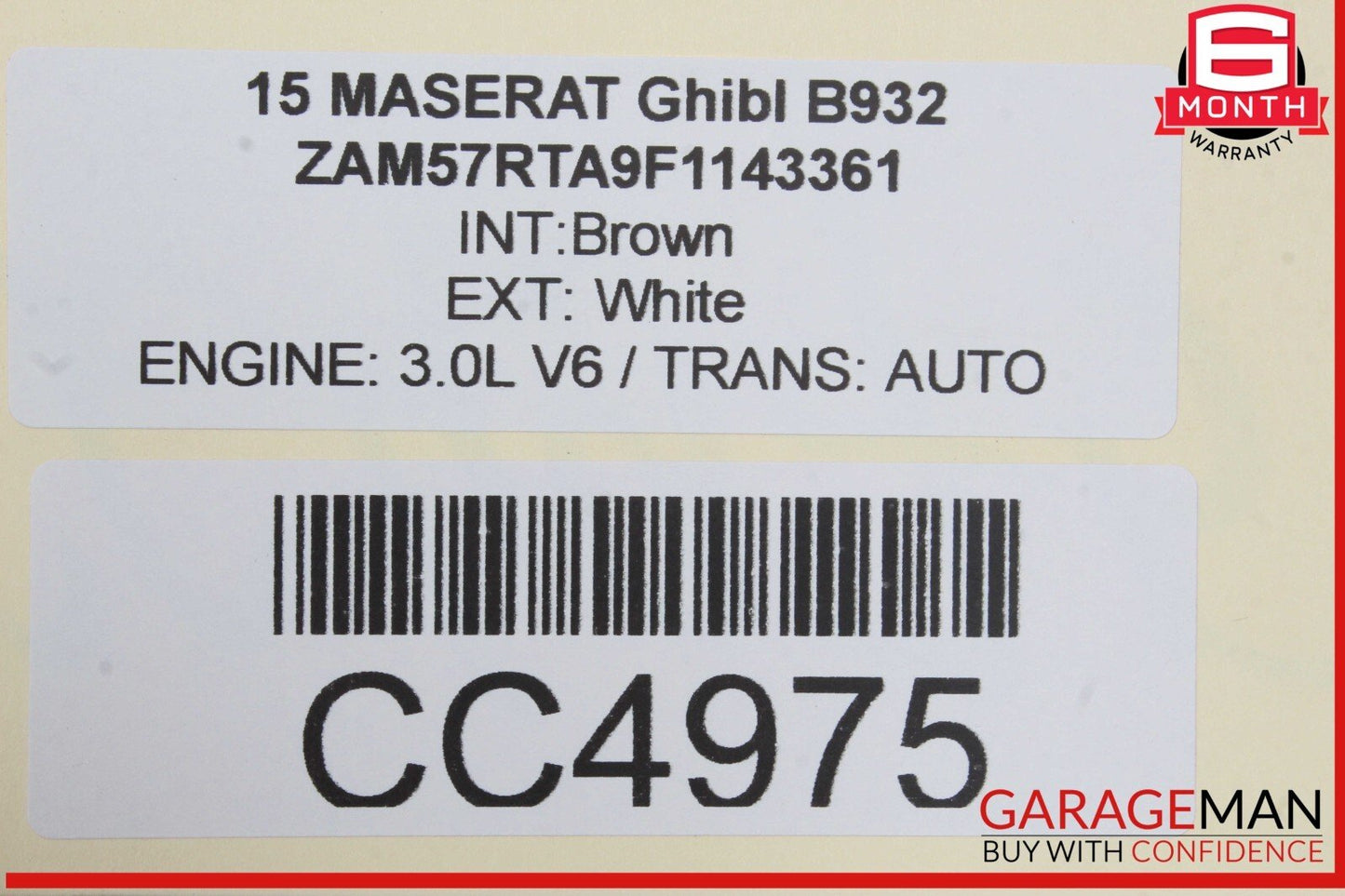 14-22 Maserati Ghibli M157 Front Right Side Interior Door Panel OEM