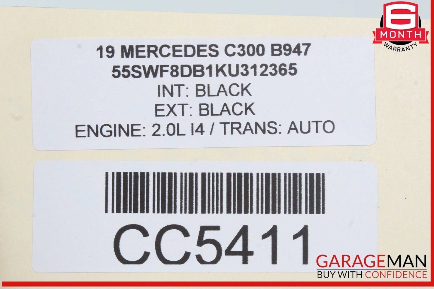 19-21 Mercedes W205 C300 C43 AMG Automatic Transmission Assembly OEM 54k