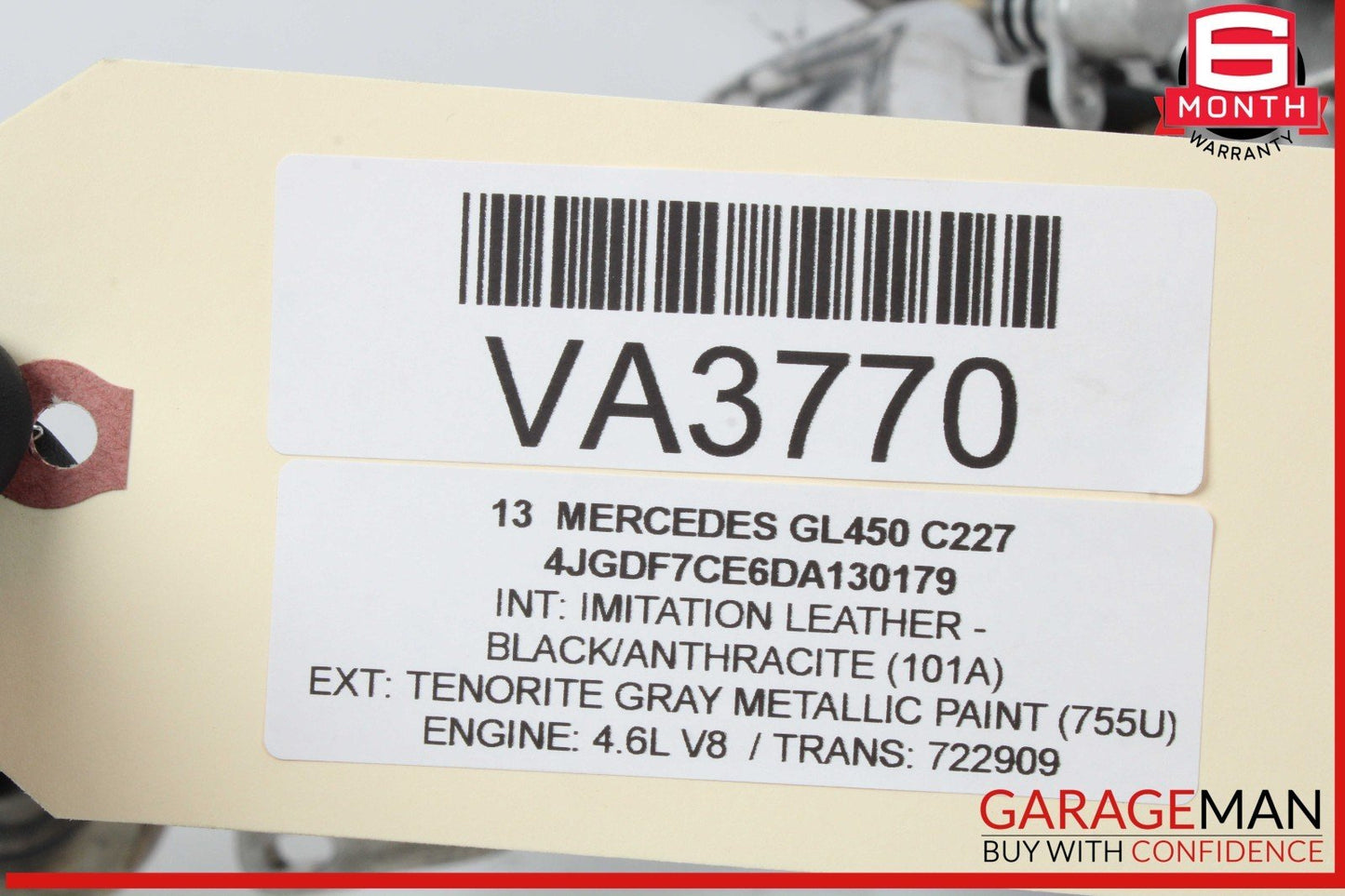 11-16 Mercedes X166 GL450 Right Turbocharger Turbo Charger Manifold OEM