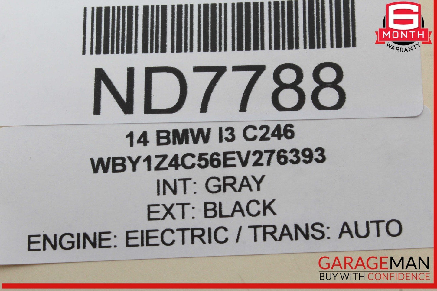 14-21 BMW i3 I01 Hybrid Front Left Side Reinforcement Bracket 6863513 OEM