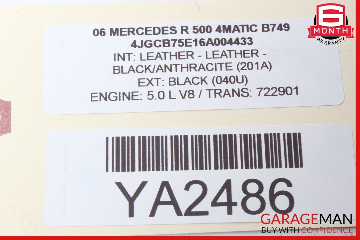 06-07 Mercedes W251 R500 R350 Instrument Cluster Speedometer 2515401748 OEM
