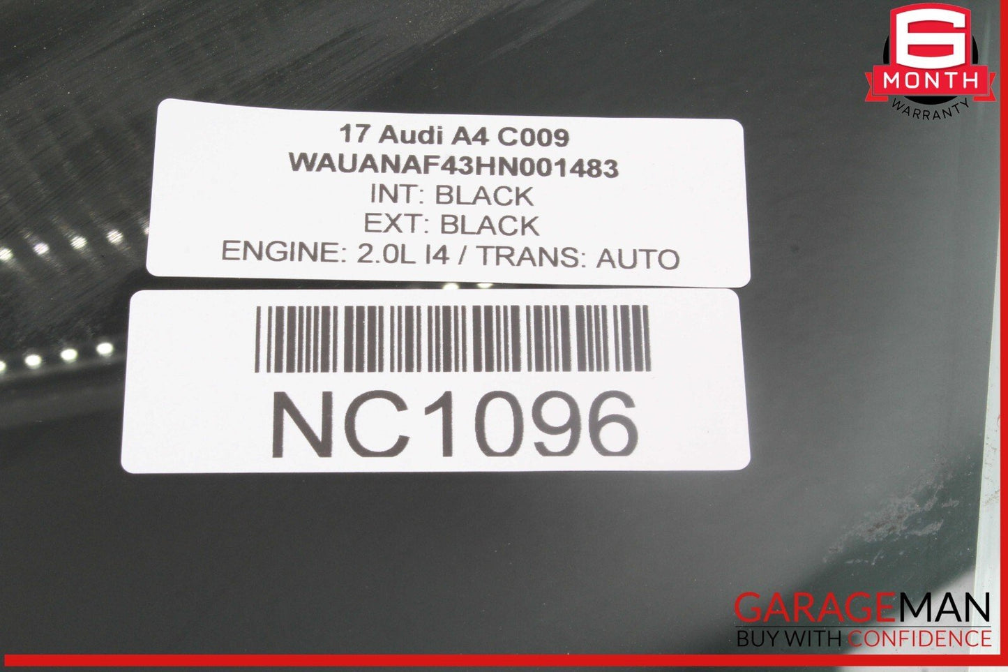 17-24 Audi A4 Front Left Driver Side Door Window Glass 8W0845201 OEM