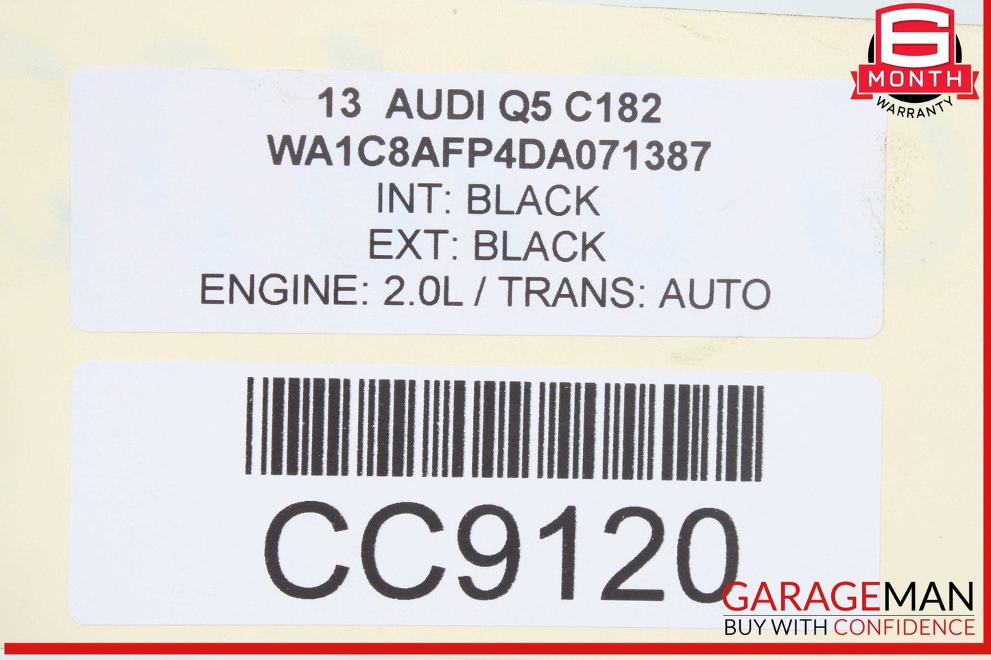 13-17 Audi Q5 Rear Diff Differential Axle Carrier Assembly OEM