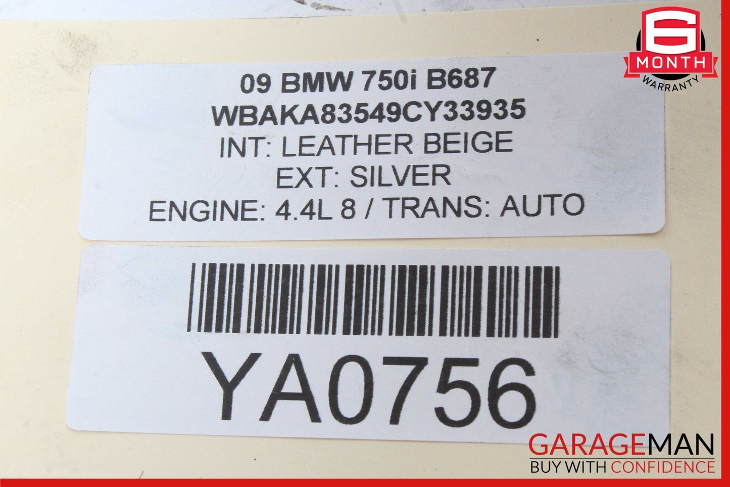 09-15 BMW 750i Rear Right Wheel Hub Bearing Spindle Knuckle OEM
