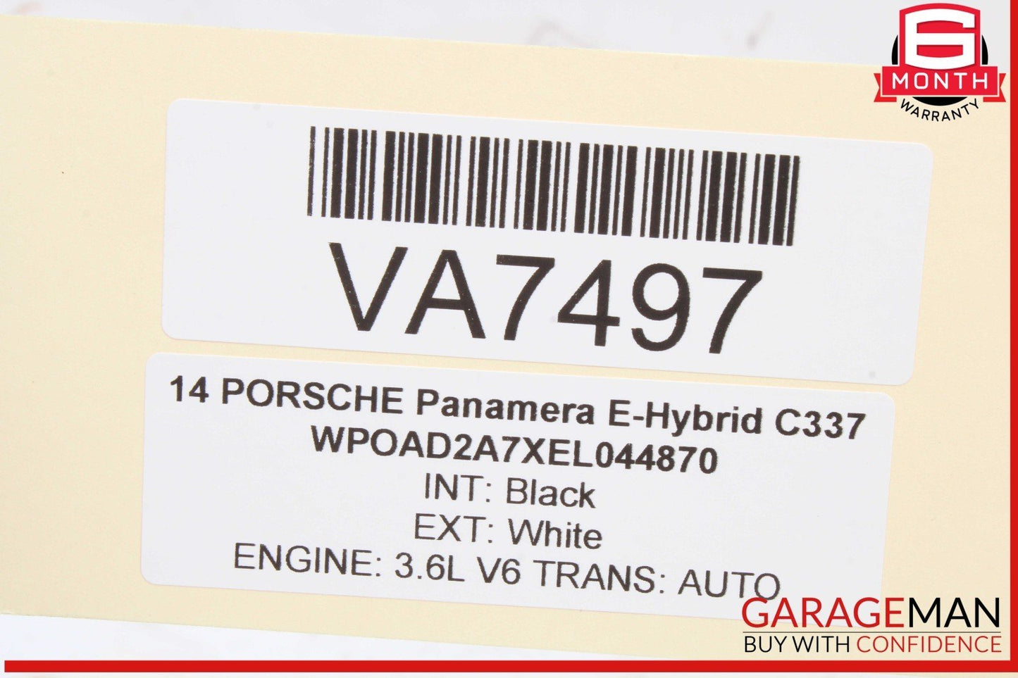 10-16 Porsche Panamera 970 E-Hybrid Rear Left or Right Side Upper Outer Arm OEM