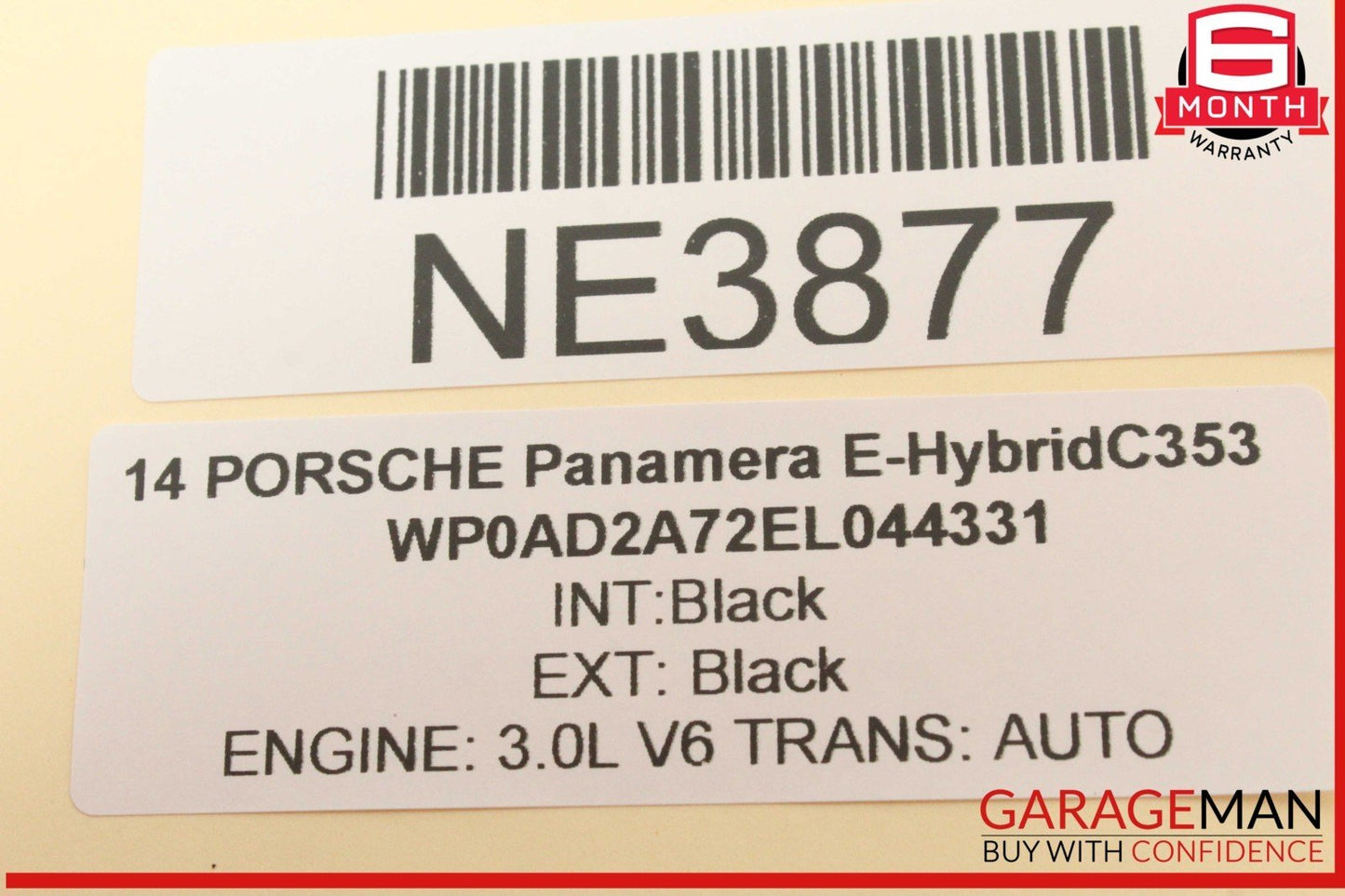 14-16 Porsche Panamera 970 E-Hybrid Speedometer Instrument Cluster OEM