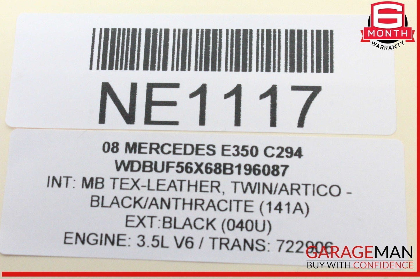 06-09 Mercedes W211 E350 M272 Engine Motor Wiring Wire Harness Loom Assembly OEM