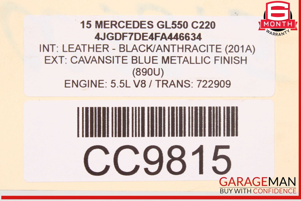 12-19 Mercedes W166 ML63 AMG GLE400 Engine Motor Cooling Radiator Fan Motor OEM
