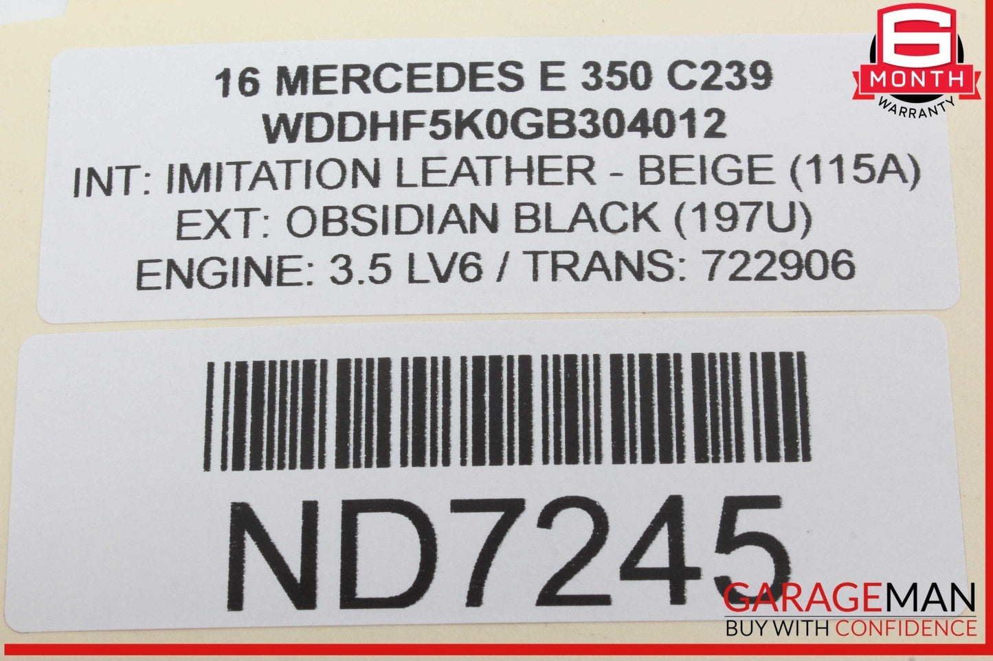 16-17 Mercedes W212 E350 E400 Speedometer Instrument Cluster Gauge OEM