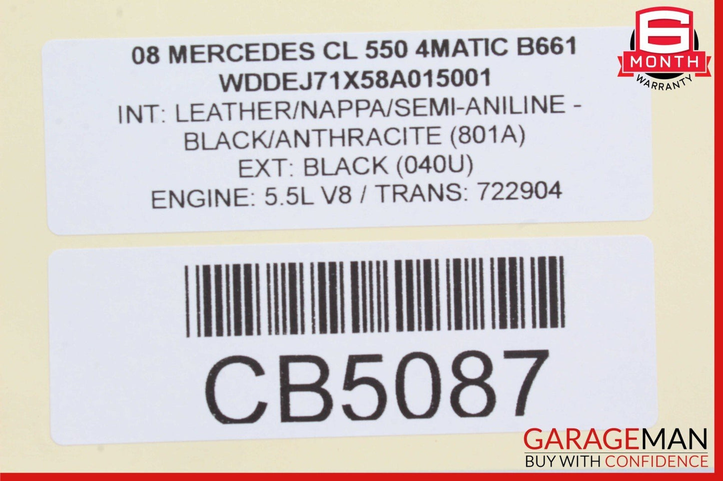 07-14 Mercedes W216 CL550 S550 RWD Front Left Wheel Carrier Spindle Knuckle Hub