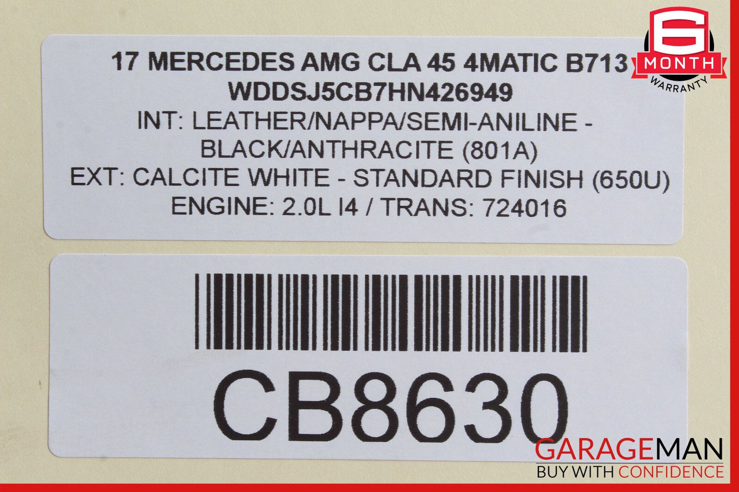 14-19 Mercedes W117 CLA45 4Matic Rear Left Wheel Carrier Spindle Knuckle Hub