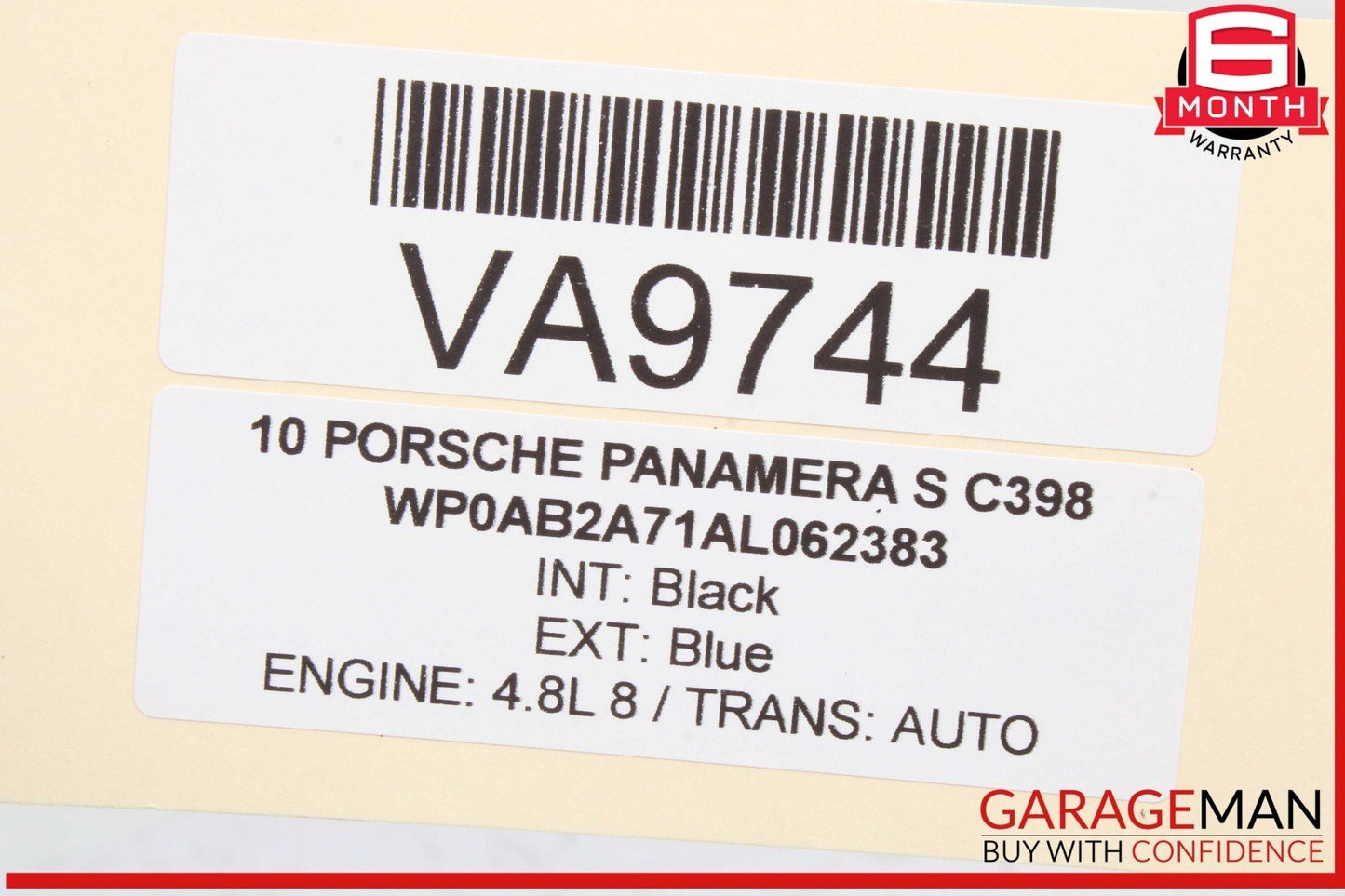 10-16 Porsche Panamera 970 Rear Right Side Lower Control Arm 97033114201 OEM