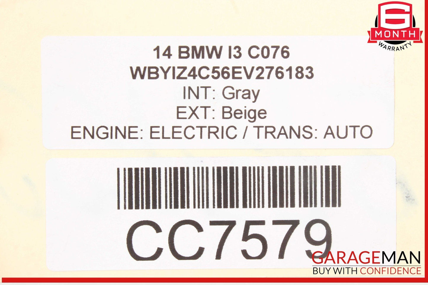 14-21 BMW i3 I01 REX Engine Motor Assembly OEM 103k