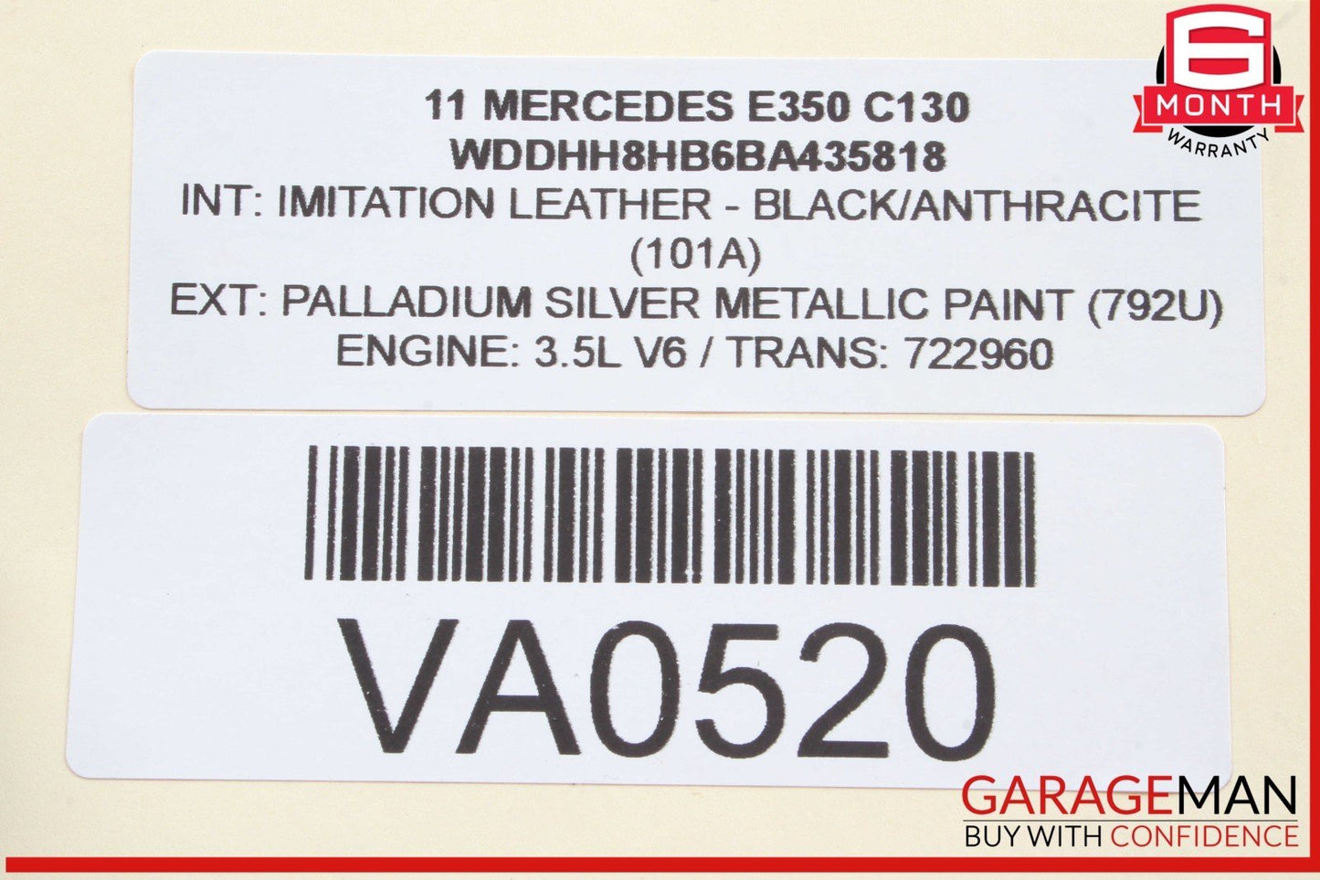 10-11 Mercedes W212 E350 Engine Motor Wire Wiring Harness A2720102498 OEM