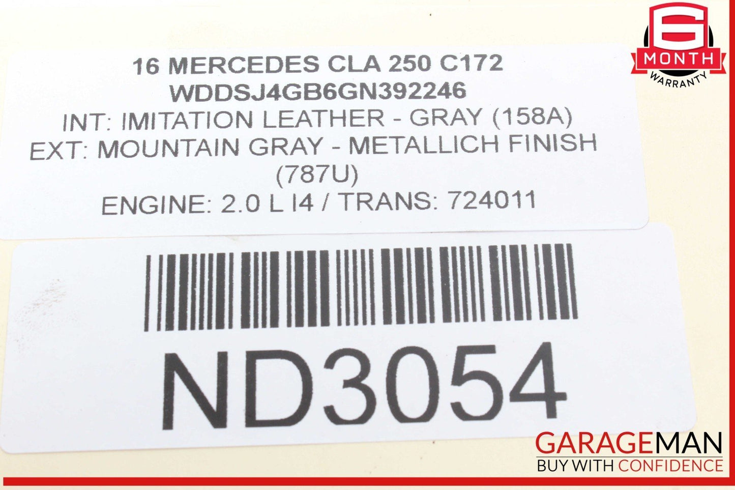 14-19 Mercedes W117 CLA250 Rear Right Side Spindle Knuckle w/ Rotor Disc OEM