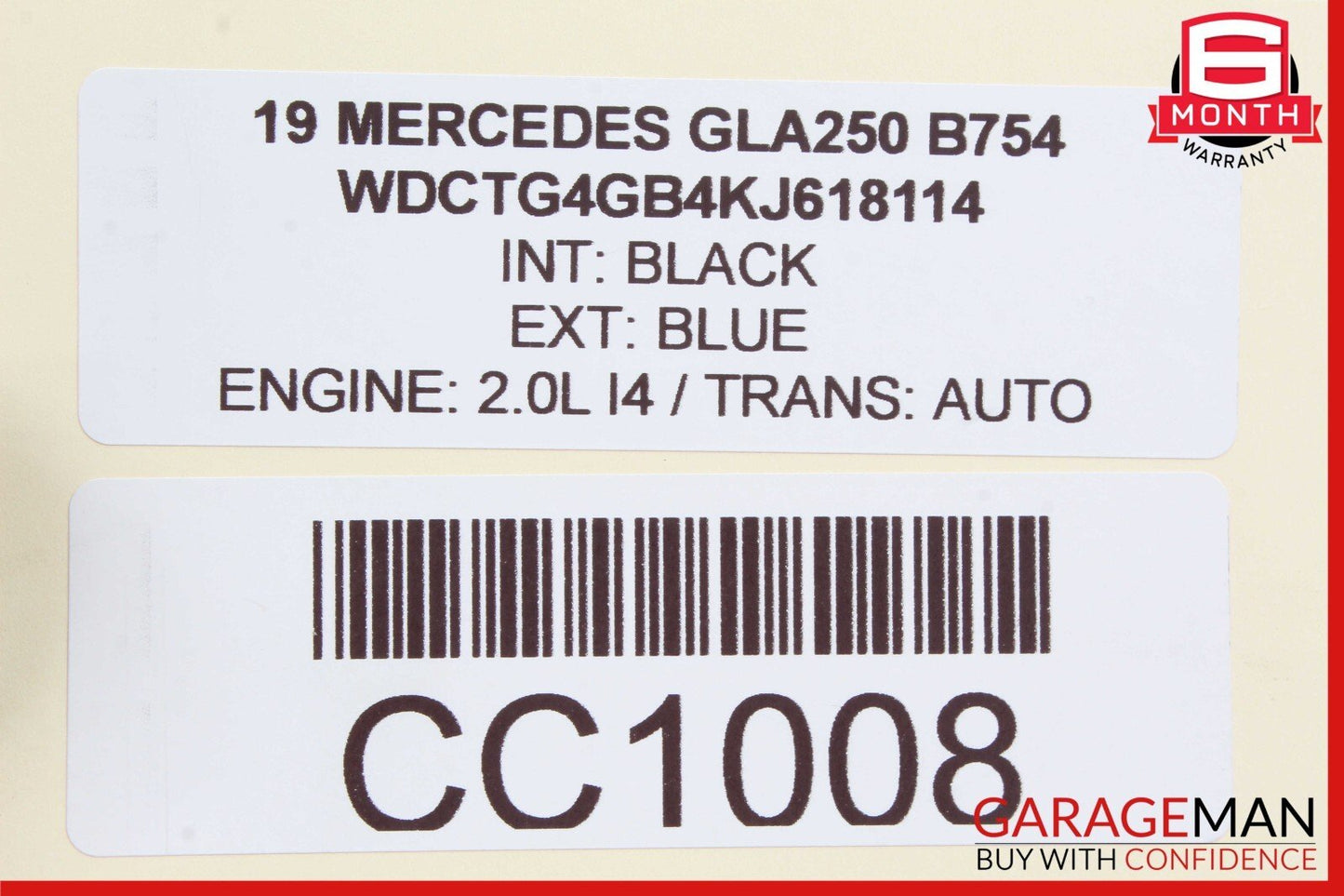 15-20 Mercedes X156 GLA250 GLA45 AMG Rear Right Door Lock Latch Actuator OEM