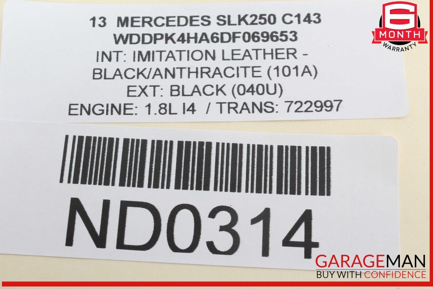 12-20 Mercedes R172 SLK250 Front Right & Left Side Top Roof Lock Latch OEM