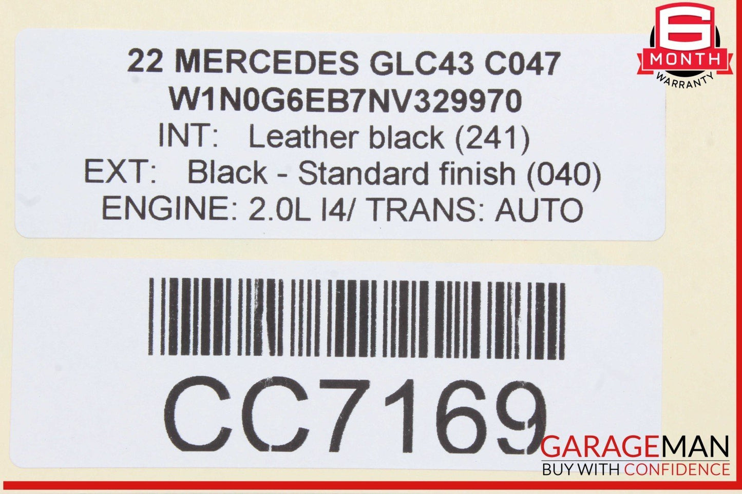 17-22 Mercedes X253 GLC43 AMG Automatic Transmission Assembly OEM 29K