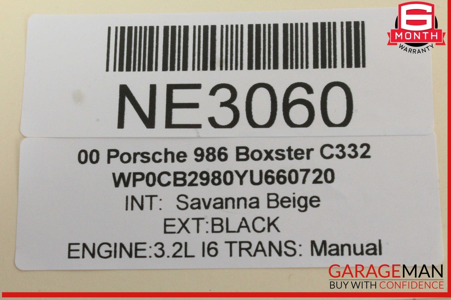 97-04 Porsche Boxster 986 Rear Suspension Wishbone Trailing Control Arm OEM