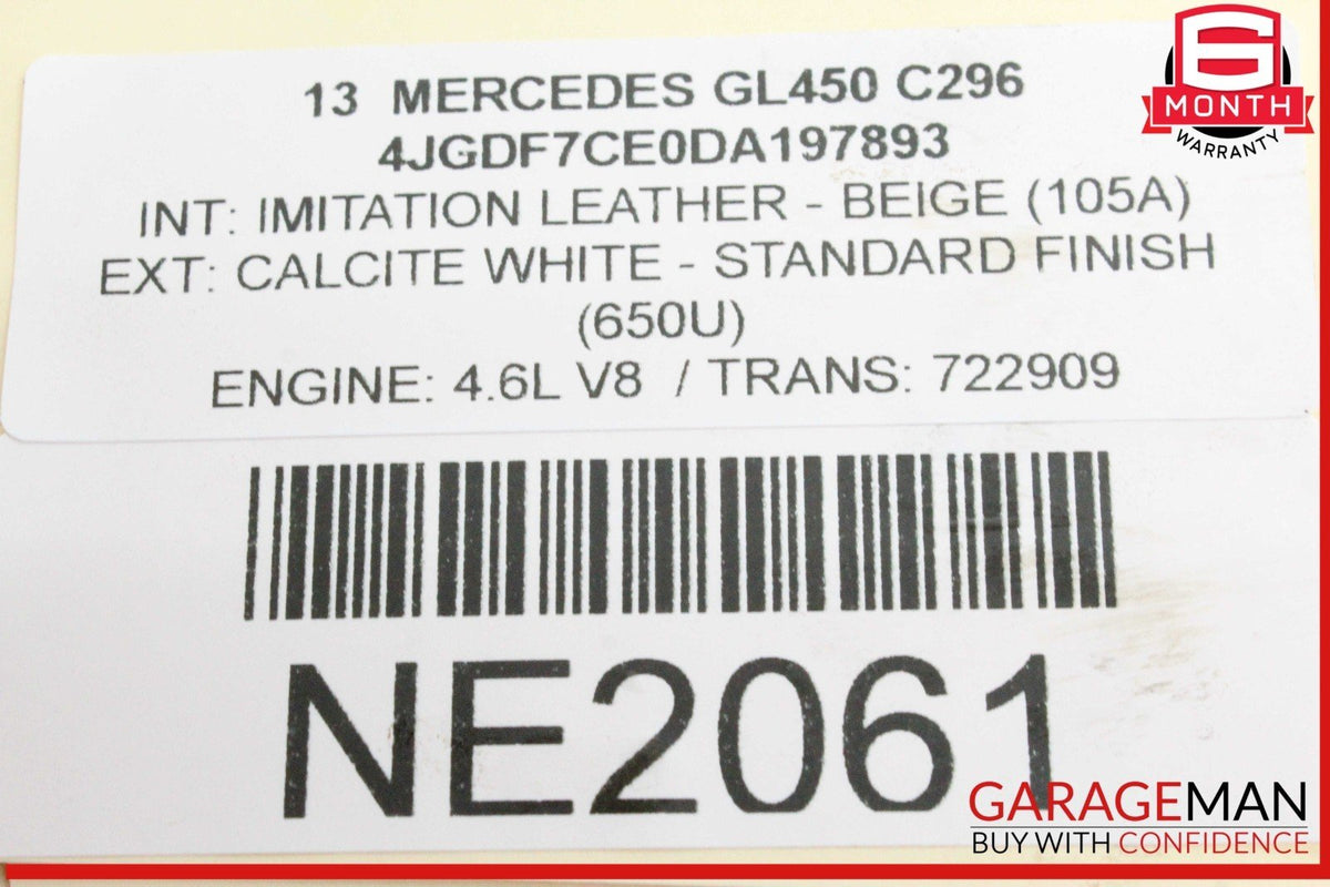 Mercedes X166 GL450 Air Intake Manifold Distributor Engine Intercooler Radiator
