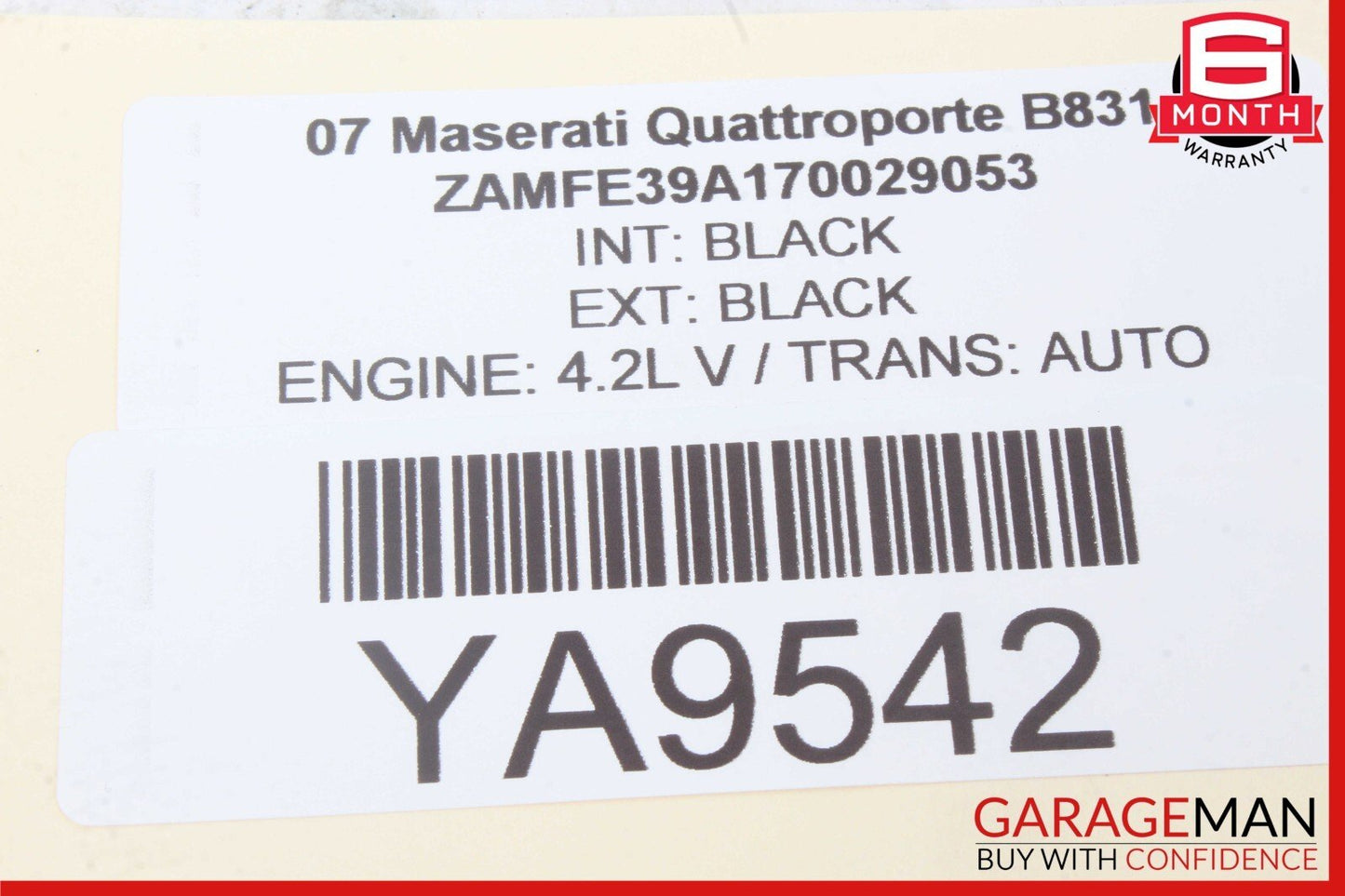 05-08 Maserati Quattroporte M139 Left Driver Side Rear View Door Mirror OEM