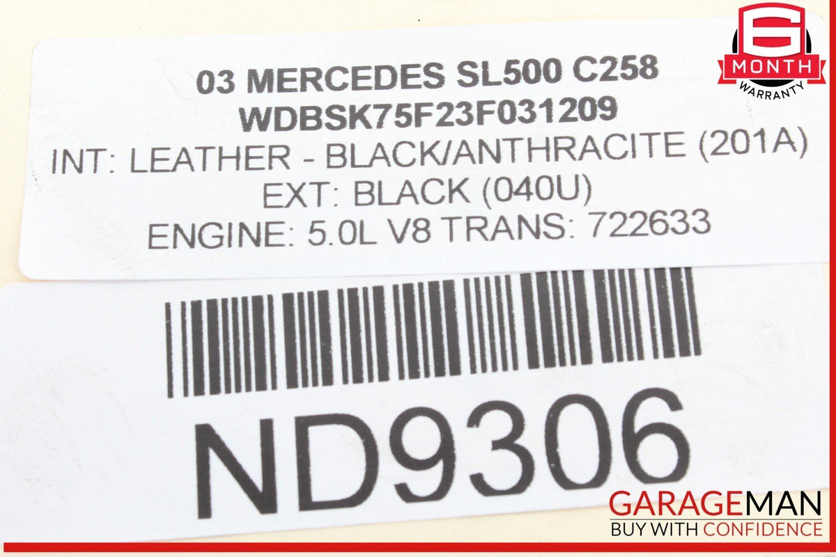 03-12 Mercedes R230 SL500 Rear Left Driver Side Spindle Knuckle Wheel Hub OEM