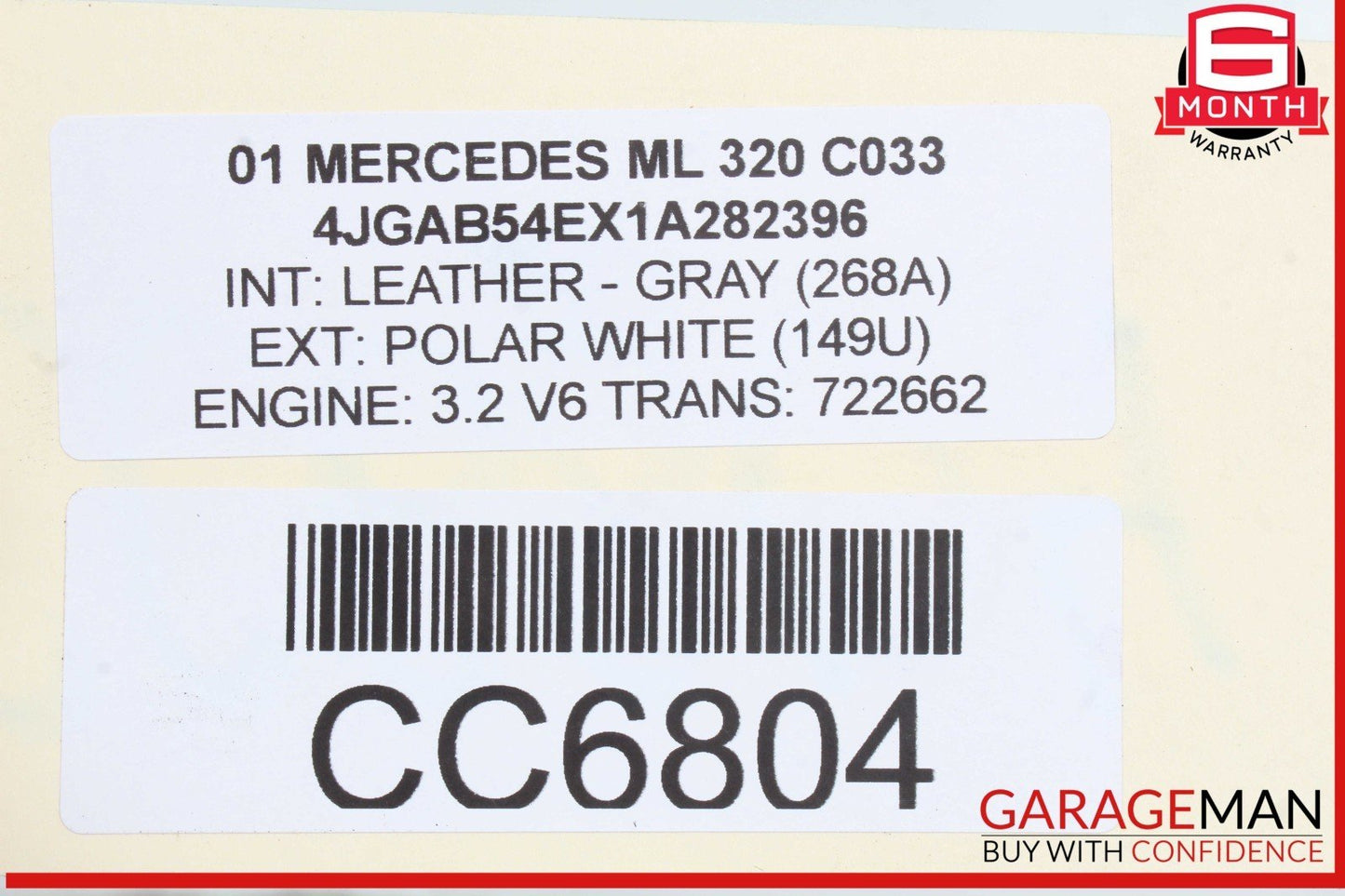 98-05 Mercedes W163 ML320 ML350 Front Hood Bonnet Panel Cover Assembly OEM