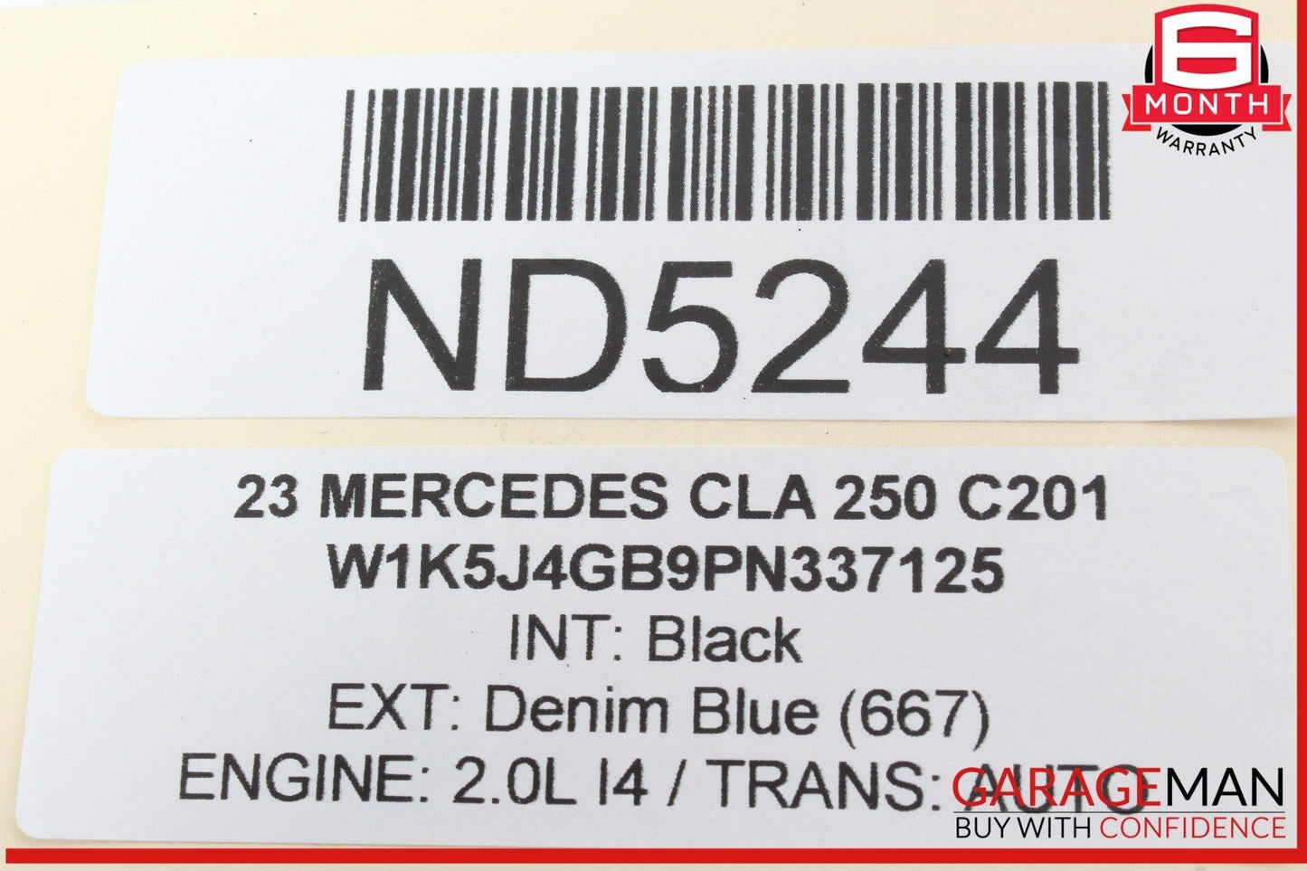20-23 Mercedes W118 CLA250 Rear Right Side Trailing Control Arm w/ Bracket