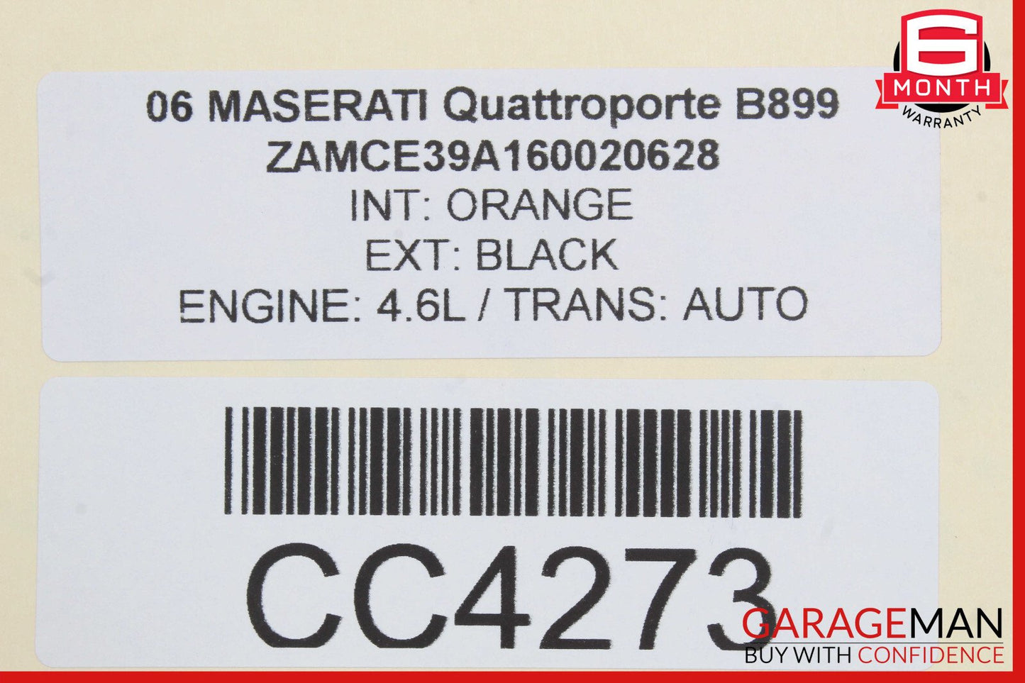 03-08 Maserati Quattroporte M139 Rear Right Recline Seat Cushion Top Upper OEM