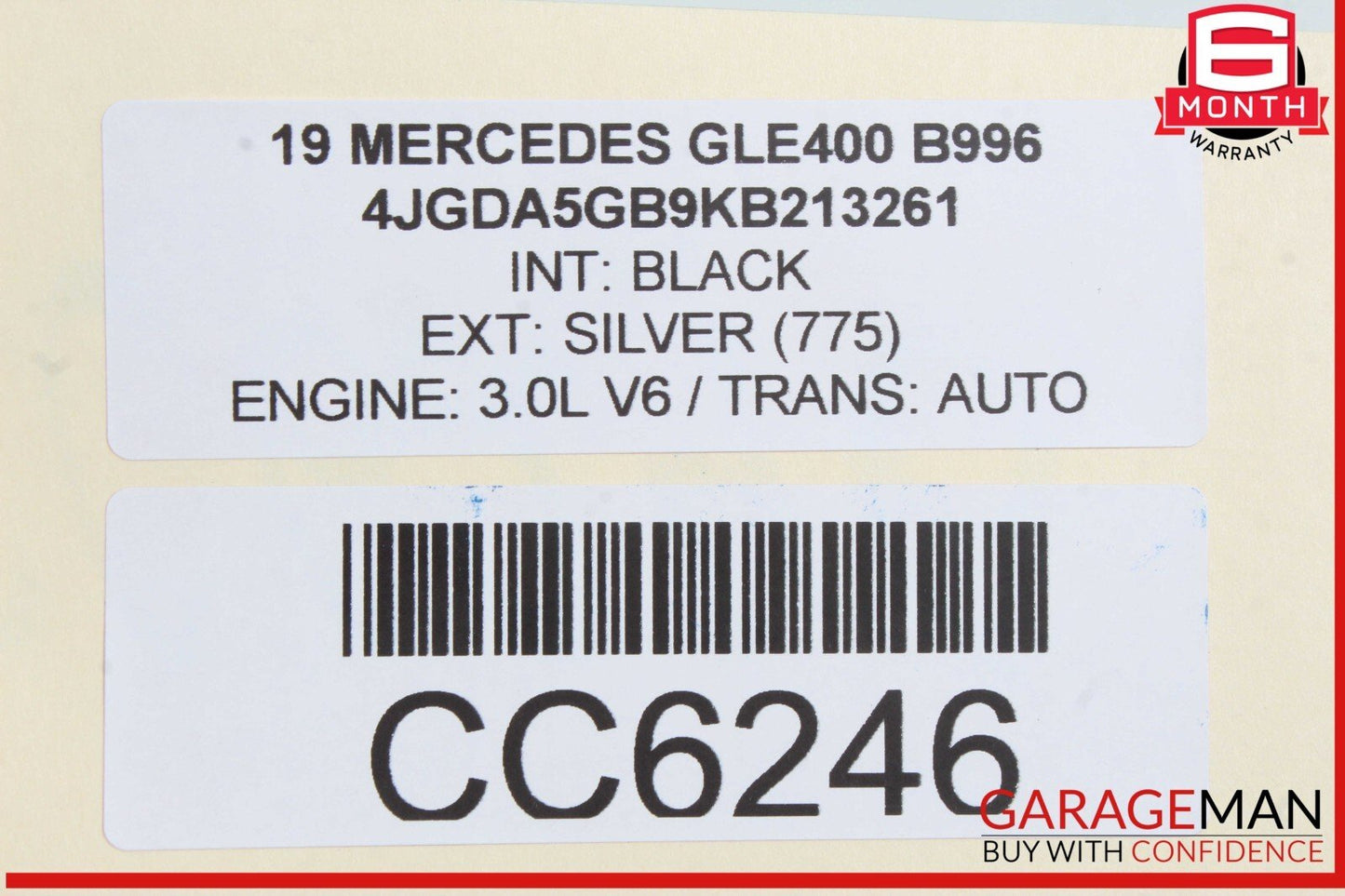 13-19 Mercedes W166 GLE400 GLS550 Seat Cushion Top Upper Front Left Side OEM