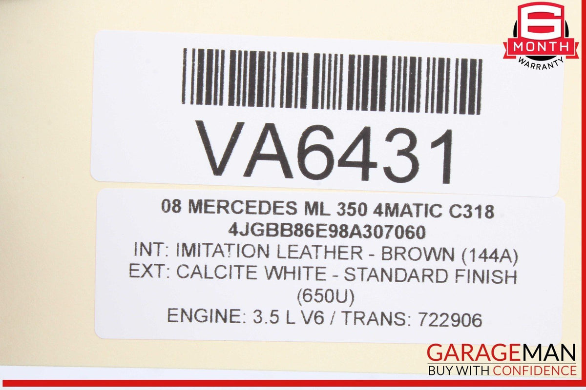 06-13 Mercedes W164 ML350 GL450 A/C AC Heater Climate Control Switch Trim OEM