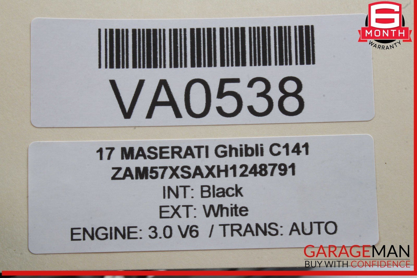 14-20 Maserati Ghibli SQ4 M157 Engine Motor Cover Shield Guard Trim Panel OEM