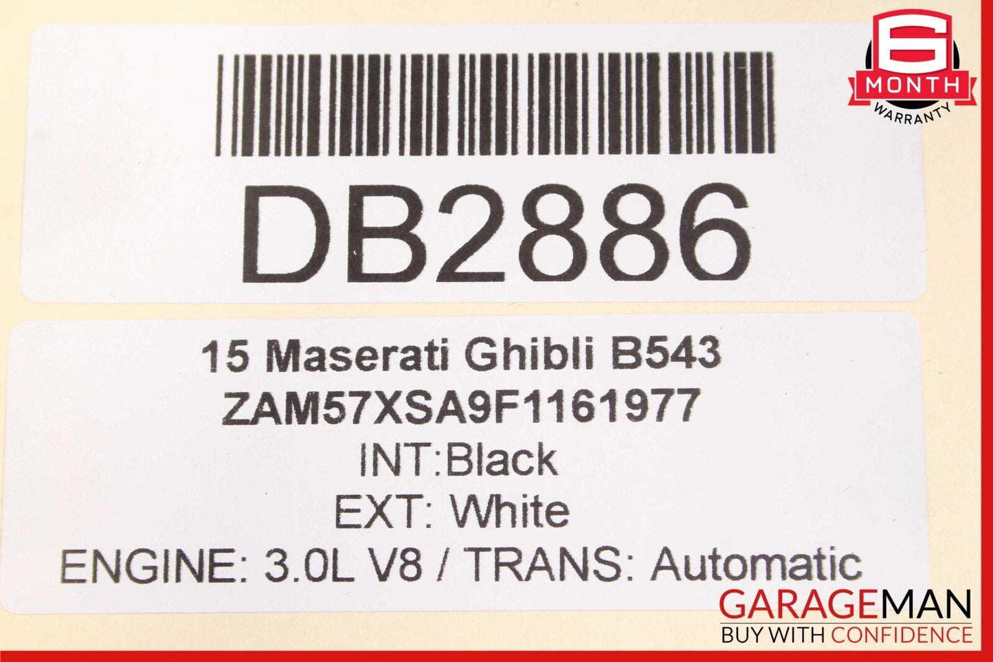 14-17 Maserati Ghibli M157 Rear Prop Propeller Drive Axle Shaft Driveshaft Assy