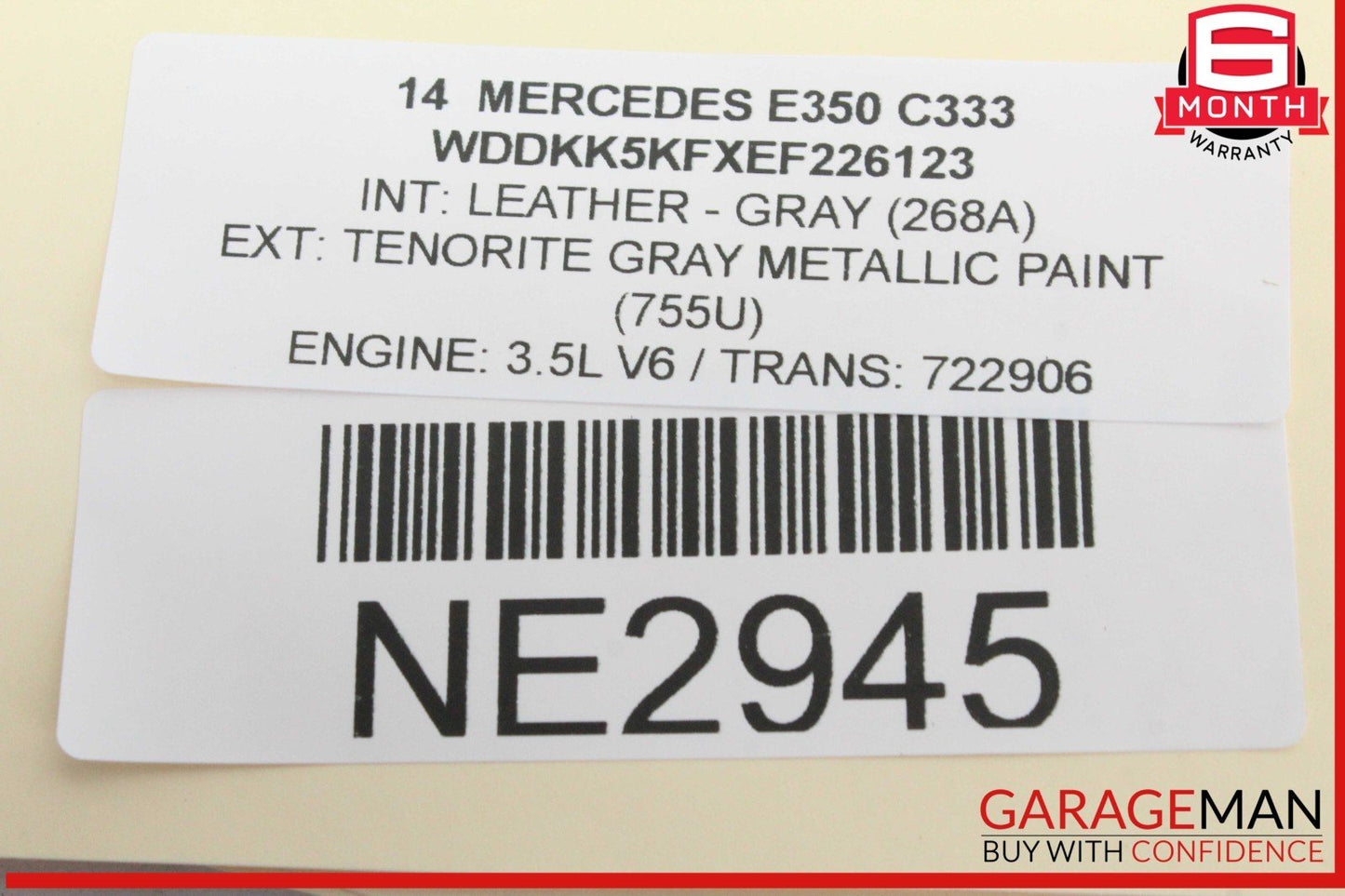 03-17 Mercedes W207 E350 Convertible Front Top Roof Lock Latch Actuator OEM