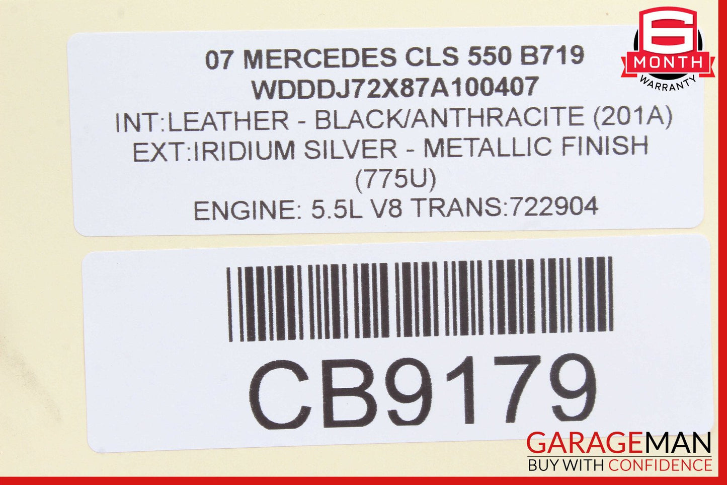 06-11 Mercedes W219 CLS550 CLS500 A/C AC Heater Climate Control Unit OEM
