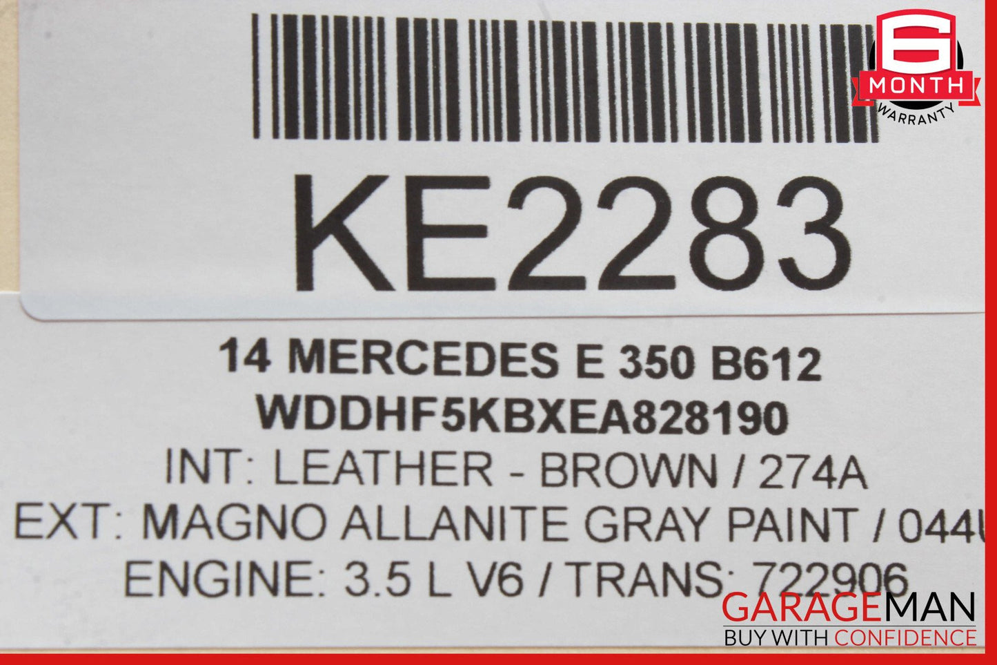 10-16 Mercedes W212 E350 E400 Right Passenger Side Sunvisor Sun Visor OEM