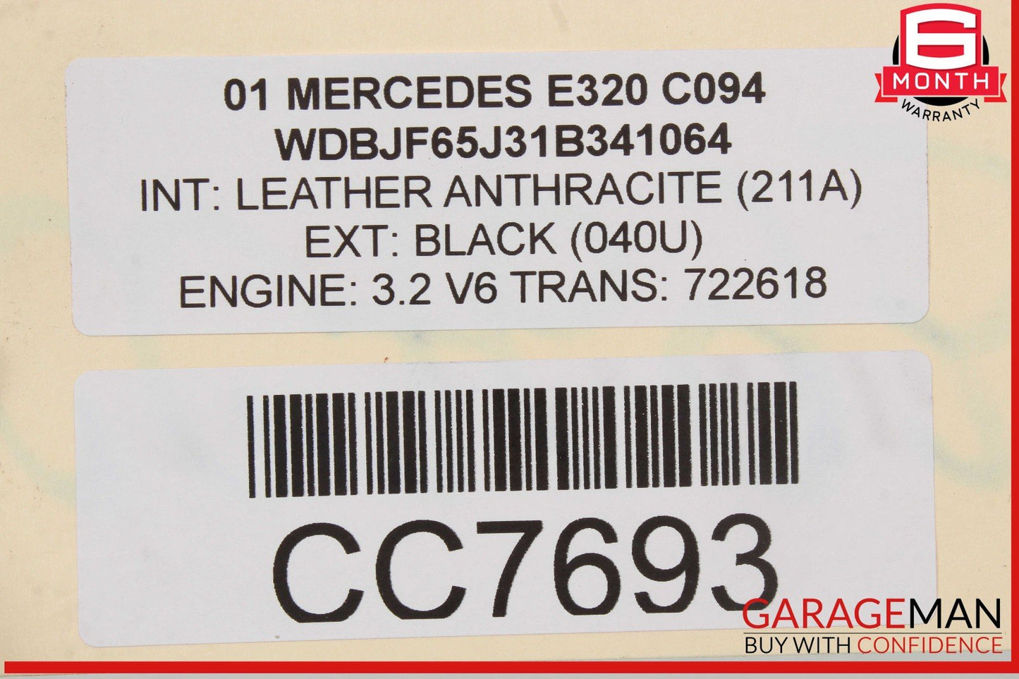 98-02 Mercedes W210 E320 Engine Motor Cooling Radiator Assembly OEM