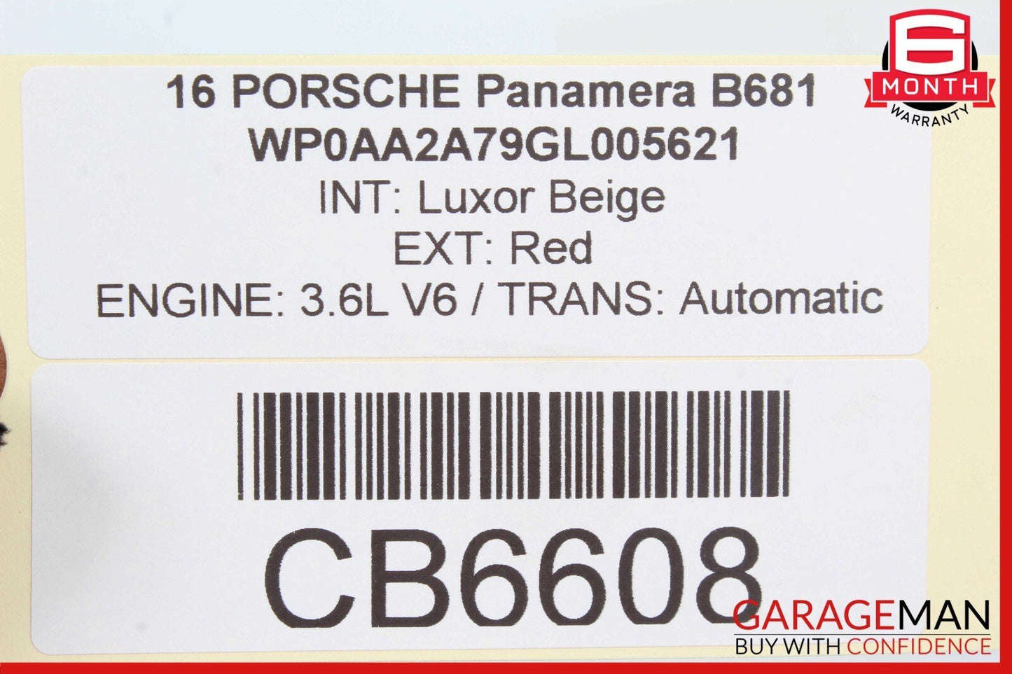 10-16 Porsche Panamera A/C Climate Control Panel Console Switch Heater OEM