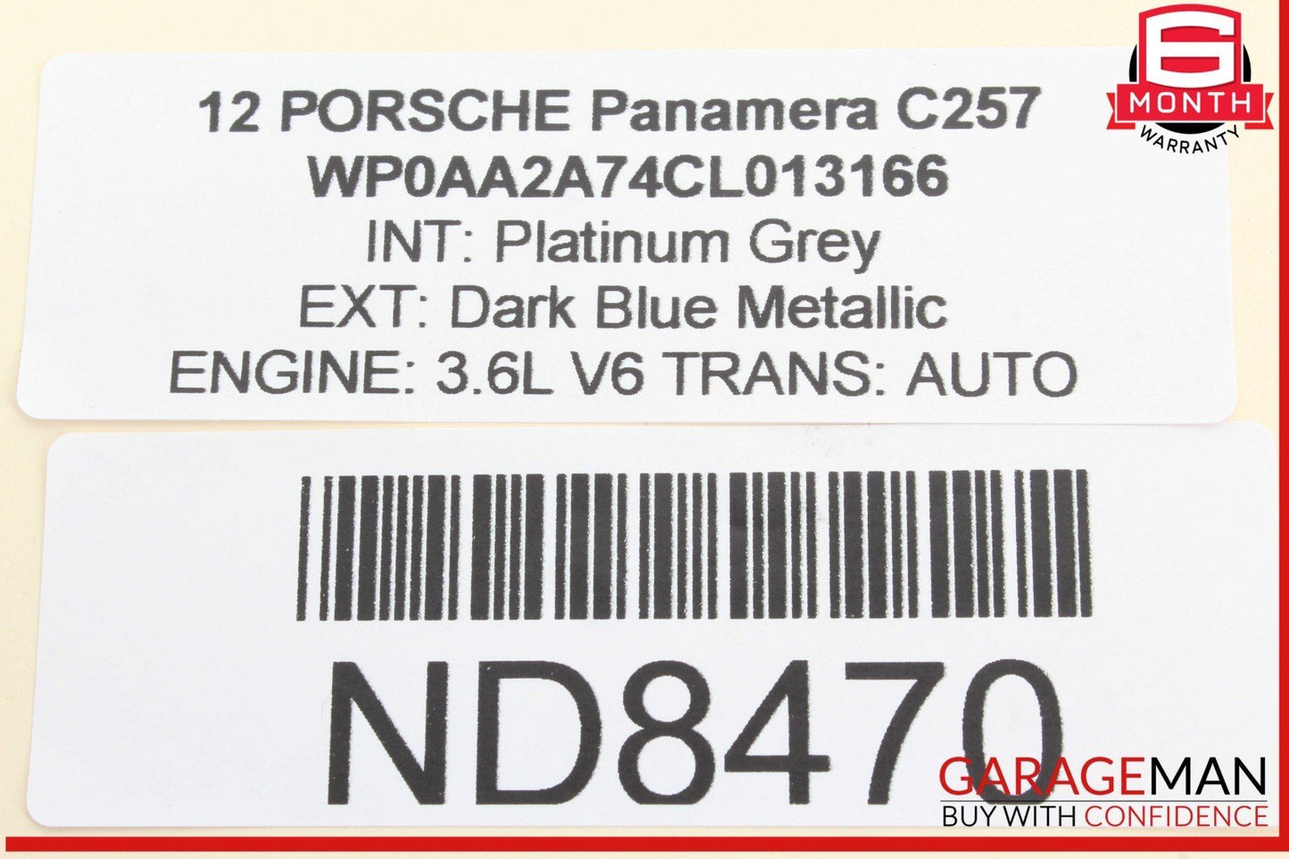 10-13 Porsche Panamera 970 Multi Media MMI Multifunction Climate Control Panel
