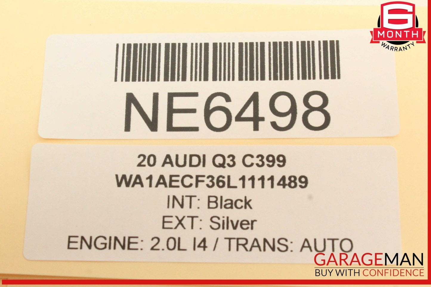 19-24 Audi Q3 A3 S3 Front Right Side Window Regulator Motor 5Q0959801C OEM