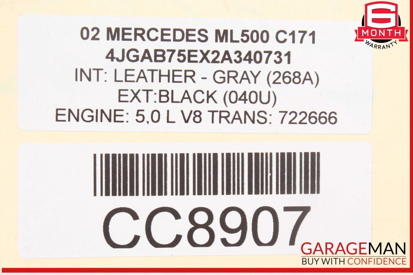 98-05 Mercedes W163 ML500 ML320 Front Diff Differential Axle Carrier OEM