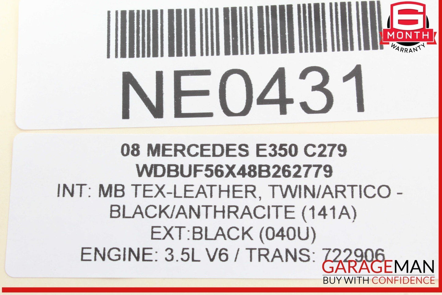 03-09 Mercedes W211 E350 Front Left Headlight Support Bracket Frame OEM
