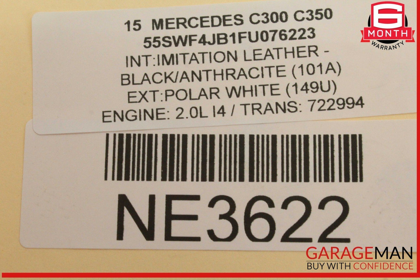 15-20 Mercedes W205 C300 C400 Rear Right Side Spindle Knuckle Wheel Hub OEM